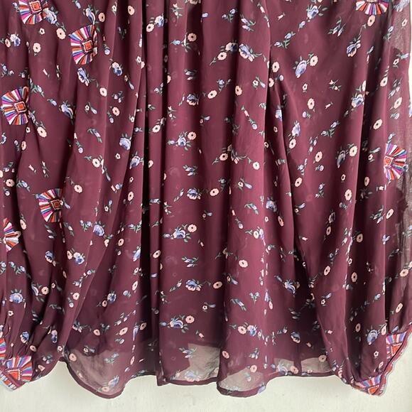 Ulla Johnson Lida Floral Silk Blouse - Picture 13 of 16